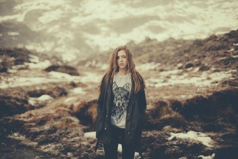 mega-babe model Patricia Taylor modelling Feral Threads.  Photo credit - Cameron Henderson www.cameronhenderson.co.uk