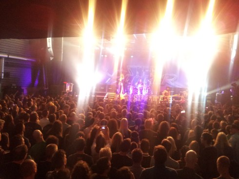 we knew our place: up the back BEHIND all the paying-people, spending lots of money at the bar to atone